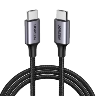 Кабел USB C към USB C 60W (черен)