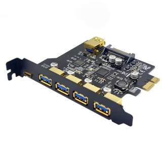 USB разширител(хъб за настолен компютър) PCIE USB 3.0