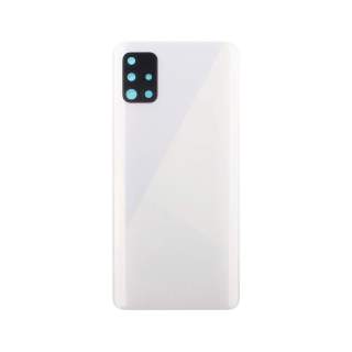 Капак батерия за Samsung +стъкло за камера Samsung A51(SM-A515F) бял