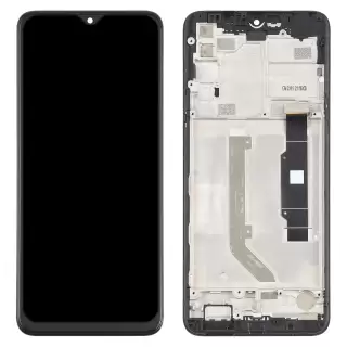 LCD дисплей за TCL 20 SE(T761H) с рамка (черен)