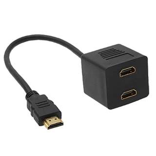Преходник/сплитер HDMI (М) към 2xHDMI (Ж)