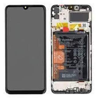 LCD Дисплей за Huawei Y6p / Honor 9A (2020) / MED-LX9 / Тъч скрийн / Рамка / Батерия / Черен / Оригинал
